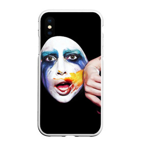 Чехол для iPhone XS Max матовый с принтом Lady Gaga в Белгороде, Силикон | Область печати: задняя сторона чехла, без боковых панелей | lady gaga | взгляд | звезда | знаменитость | леди гаага | певица | поп | портрет | эпатаж | эпатажная