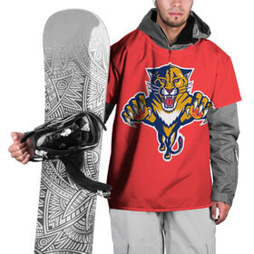 Накидка на куртку 3D с принтом Флорида Пантерз в Белгороде, 100% полиэстер |  | nhl | нхл | флорида пантерз | хоккеист | хоккей