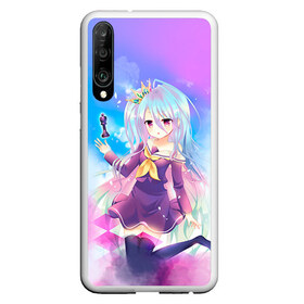 Чехол для Honor P30 с принтом No Game No Life в Белгороде, Силикон | Область печати: задняя сторона чехла, без боковых панелей | Тематика изображения на принте: neet | no game | no game no life | no life | аниме | без игры нет жизни | игра на выживание | нет жизни | нет игры | нет игры нет жизни | соре | хики | хикикомори | хикки | хиккикомори | широ