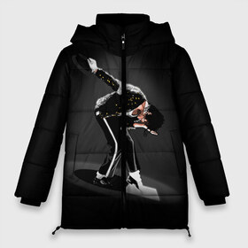 Женская зимняя куртка 3D с принтом Michael Jackson в Белгороде, верх — 100% полиэстер; подкладка — 100% полиэстер; утеплитель — 100% полиэстер | длина ниже бедра, силуэт Оверсайз. Есть воротник-стойка, отстегивающийся капюшон и ветрозащитная планка. 

Боковые карманы с листочкой на кнопках и внутренний карман на молнии | Тематика изображения на принте: майкл джексон