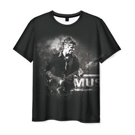 Мужская футболка 3D с принтом Muse в Белгороде, 100% полиэфир | прямой крой, круглый вырез горловины, длина до линии бедер | heavy | metal | muse | rock | trash | альтернатива | метал | рок | хеви