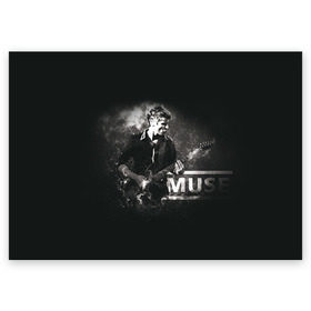 Поздравительная открытка с принтом Muse в Белгороде, 100% бумага | плотность бумаги 280 г/м2, матовая, на обратной стороне линовка и место для марки
 | heavy | metal | muse | rock | trash | альтернатива | метал | рок | хеви
