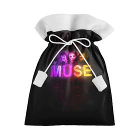 Подарочный 3D мешок с принтом Muse в Белгороде, 100% полиэстер | Размер: 29*39 см | 
