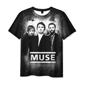 Мужская футболка 3D с принтом Muse в Белгороде, 100% полиэфир | прямой крой, круглый вырез горловины, длина до линии бедер | heavy | metal | muse | rock | trash | альтернатива | метал | рок | хеви