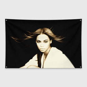 Флаг-баннер с принтом Beyonce в Белгороде, 100% полиэстер | размер 67 х 109 см, плотность ткани — 95 г/м2; по краям флага есть четыре люверса для крепления | beyonce | бейонсе | музыка