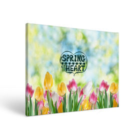 Холст прямоугольный с принтом Весна в моем сердце в Белгороде, 100% ПВХ |  | Тематика изображения на принте: heart | весенний макет с тюльпанами поднимет настроение вам и окружающимspring | весна | сердце | тюльпан | цветы