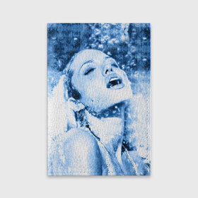 Обложка для паспорта матовая кожа с принтом Анжелина Джоли в Белгороде, натуральная матовая кожа | размер 19,3 х 13,7 см; прозрачные пластиковые крепления | Тематика изображения на принте: angelina jolie | американская актриса | анжелина джоли | режиссёр | фотомодель | ценарист
