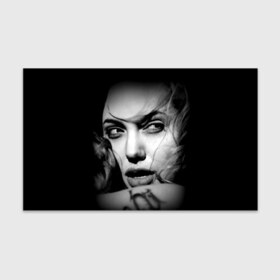 Бумага для упаковки 3D с принтом Анжелина Джоли в Белгороде, пластик и полированная сталь | круглая форма, металлическое крепление в виде кольца | angelina jolie | американская актриса | анжелина джоли | режиссёр | фотомодель | ценарист