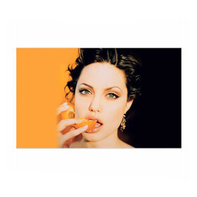 Бумага для упаковки 3D с принтом Анжелина Джоли в Белгороде, пластик и полированная сталь | круглая форма, металлическое крепление в виде кольца | angelina jolie | американская актриса | анжелина джоли | режиссёр | фотомодель | ценарист