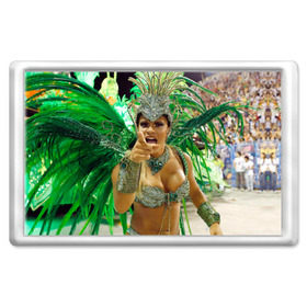 Магнит 45*70 с принтом Карнавал в Рио в Белгороде, Пластик | Размер: 78*52 мм; Размер печати: 70*45 | 