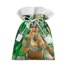 Подарочный 3D мешок с принтом Карнавал в Рио в Белгороде, 100% полиэстер | Размер: 29*39 см | 