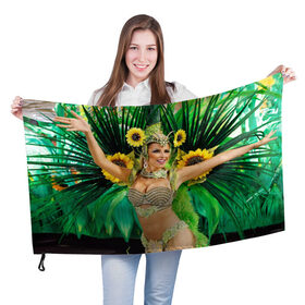 Флаг 3D с принтом Карнавал в Рио в Белгороде, 100% полиэстер | плотность ткани — 95 г/м2, размер — 67 х 109 см. Принт наносится с одной стороны | бразилия