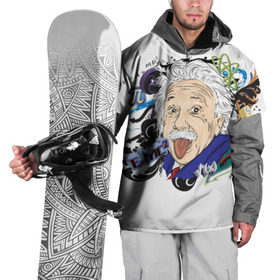 Накидка на куртку 3D с принтом Einstein в Белгороде, 100% полиэстер |  | Тематика изображения на принте: einstein | emc2 | наука | теория | физика | эйнштейн