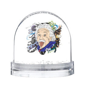 Снежный шар с принтом Einstein в Белгороде, Пластик | Изображение внутри шара печатается на глянцевой фотобумаге с двух сторон | einstein | emc2 | наука | теория | физика | эйнштейн