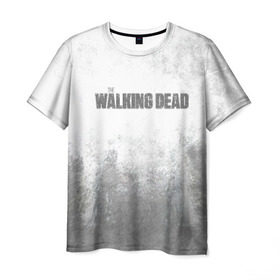 Мужская футболка 3D с принтом The Walking Dead в Белгороде, 100% полиэфир | прямой крой, круглый вырез горловины, длина до линии бедер | the walking dead | кино | мертвецы | ужасы | ходячие