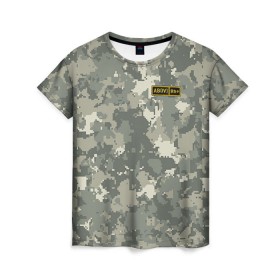 Женская футболка 3D с принтом AB IV + в Белгороде, 100% полиэфир ( синтетическое хлопкоподобное полотно) | прямой крой, круглый вырез горловины, длина до линии бедер | армия | военный | группа | крови | служба