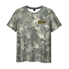 Мужская футболка 3D с принтом AB IV - в Белгороде, 100% полиэфир | прямой крой, круглый вырез горловины, длина до линии бедер | армия | военный | группа | крови | служба
