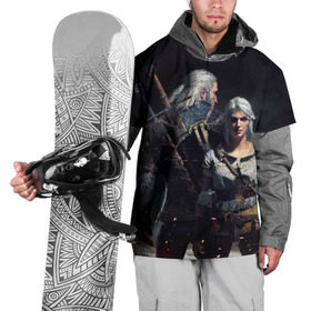 Накидка на куртку 3D с принтом Geralt and Ciri в Белгороде, 100% полиэстер |  | Тематика изображения на принте: ciri | gerald | roach | wild hunt | witcher | ведьмак | ведьмы | геральд | дикая охота | йен | йеннифер | плотва | цири