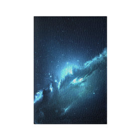Обложка для паспорта матовая кожа с принтом Atlantis Nebula в Белгороде, натуральная матовая кожа | размер 19,3 х 13,7 см; прозрачные пластиковые крепления | Тематика изображения на принте: вселенная | галактика | звезда | космос | небеса