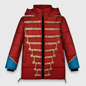 Женская зимняя куртка 3D с принтом Пиджак Майкла Джексона в Белгороде, верх — 100% полиэстер; подкладка — 100% полиэстер; утеплитель — 100% полиэстер | длина ниже бедра, силуэт Оверсайз. Есть воротник-стойка, отстегивающийся капюшон и ветрозащитная планка. 

Боковые карманы с листочкой на кнопках и внутренний карман на молнии | jackson | michael | джексон | костюм | майкл | одежда | пиджак