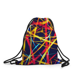 Рюкзак-мешок 3D с принтом Blink в Белгороде, 100% полиэстер | плотность ткани — 200 г/м2, размер — 35 х 45 см; лямки — толстые шнурки, застежка на шнуровке, без карманов и подкладки | лучи | новые | плетение | прикольные | свет | текстуры | яркие