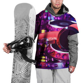 Накидка на куртку 3D с принтом DJ Mix в Белгороде, 100% полиэстер |  | Тематика изображения на принте: deejay | dj | диджей | музыка | наушники | пульт