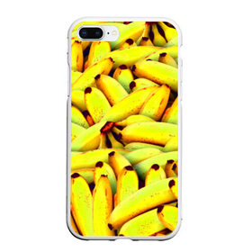 Чехол для iPhone 7Plus/8 Plus матовый с принтом Банана в Белгороде, Силикон | Область печати: задняя сторона чехла, без боковых панелей | бананы | еда | желтые | популярные | прикольные | фрукты
