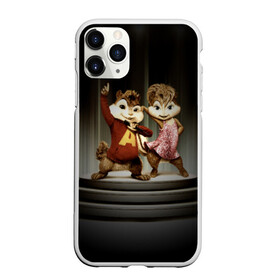 Чехол для iPhone 11 Pro матовый с принтом Бурундучки в Белгороде, Силикон |  | Тематика изображения на принте: alvin | chipmunks | бурундуки | кино | фильм | элвин