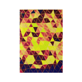 Обложка для паспорта матовая кожа с принтом Мозаика в Белгороде, натуральная матовая кожа | размер 19,3 х 13,7 см; прозрачные пластиковые крепления | Тематика изображения на принте: арт | мозаика | прикольные | стекло | текстуры | цветные