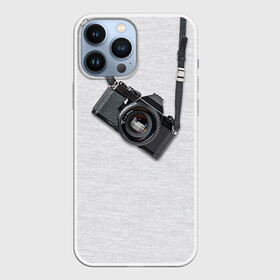 Чехол для iPhone 13 Pro Max с принтом Фотоаппарат на груди в Белгороде,  |  | Тематика изображения на принте: camera | зеркалка | камера | фотик | фото | фотоаппарат | фотографировать