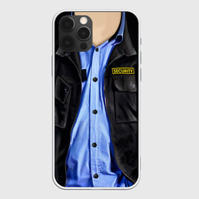Чехол для iPhone 12 Pro Max с принтом Форма SECURITY в Белгороде, Силикон |  | security | барррадач | бородач | борродач | галустян | костюм | наша раша | одежда | охрана | охранник | понять и простить | рубашка | форма