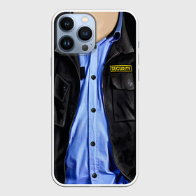 Чехол для iPhone 13 Pro Max с принтом Форма SECURITY в Белгороде,  |  | security | барррадач | бородач | борродач | галустян | костюм | наша раша | одежда | охрана | охранник | понять и простить | рубашка | форма
