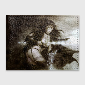 Обложка для студенческого билета с принтом Девушка с мечом в Белгороде, натуральная кожа | Размер: 11*8 см; Печать на всей внешней стороне | воин | девушка с мечем | меч | фентези
