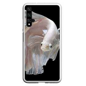 Чехол для Honor 20 с принтом Бойцовая рыбка в Белгороде, Силикон | Область печати: задняя сторона чехла, без боковых панелей | аквариумная | бойцовая | красивый | плавники | рыба | рыбка | хвост | япаонская