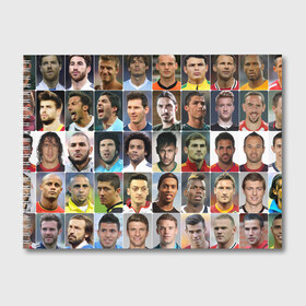 Альбом для рисования с принтом Лучшие футболисты в Белгороде, 100% бумага
 | матовая бумага, плотность 200 мг. | великие | звёзды | знаменитости | игроки | легендарные | лучшие | самые крутые | футбол | футболисты | элита