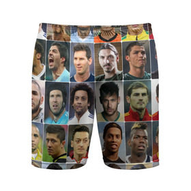 Мужские шорты 3D спортивные с принтом Лучшие футболисты в Белгороде,  |  | великие | звёзды | знаменитости | игроки | легендарные | лучшие | самые крутые | футбол | футболисты | элита