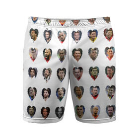 Мужские шорты 3D спортивные с принтом Любимые футболисты в Белгороде,  |  | великие | звёзды | знаменитости | игроки | легендарные | лучшие | самые крутые | футбол | футболисты | элита