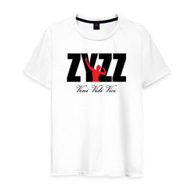 Мужская футболка хлопок с принтом Zyzz в Белгороде, 100% хлопок | прямой крой, круглый вырез горловины, длина до линии бедер, слегка спущенное плечо. | bodybuilding | zyzz | бодибилдинг | зиз | качок | мышцы