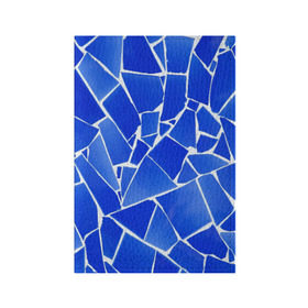 Обложка для паспорта матовая кожа с принтом Битое стекло в Белгороде, натуральная матовая кожа | размер 19,3 х 13,7 см; прозрачные пластиковые крепления | Тематика изображения на принте: абстракция | витраж | мозаика | стекло