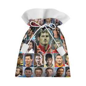 Подарочный 3D мешок с принтом Икер Касильяс - лучший в Белгороде, 100% полиэстер | Размер: 29*39 см | iker casillas | вратарь | икер касильяс | испания | лучшие футболисты | любимый игрок | мой любимец | самый крутой | сердце | футбол | я люблю