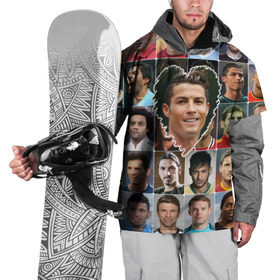 Накидка на куртку 3D с принтом Криштиану Роналду - лучший в Белгороде, 100% полиэстер |  | cristiano ronaldo | криштиану роналду | португалия | реал мадрид | сердце