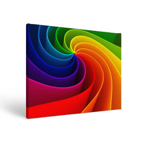 Холст прямоугольный с принтом Радуга цвета в Белгороде, 100% ПВХ |  | Тематика изображения на принте: гамма | зеленый | красный | радуга | синий | цвет