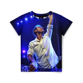 Детская футболка 3D с принтом Armin Van Buuren в Белгороде, 100% гипоаллергенный полиэфир | прямой крой, круглый вырез горловины, длина до линии бедер, чуть спущенное плечо, ткань немного тянется | Тематика изображения на принте: armin van buuren | avb | dj | армин ван бюрен