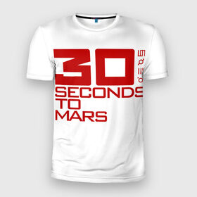 Мужская футболка 3D спортивная с принтом 30 Seconds To Mars в Белгороде, 100% полиэстер с улучшенными характеристиками | приталенный силуэт, круглая горловина, широкие плечи, сужается к линии бедра | Тематика изображения на принте: 