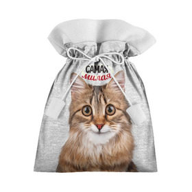 Подарочный 3D мешок с принтом Самая милая в Белгороде, 100% полиэстер | Размер: 29*39 см | Тематика изображения на принте: киса | кот | котенок | котик | кошечка | кошка | красивая | милая | самая