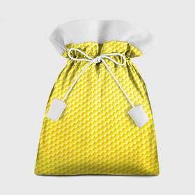 Подарочный 3D мешок с принтом Соты в Белгороде, 100% полиэстер | Размер: 29*39 см | Тематика изображения на принте: yellow | вкусные | еда | желтый | прикольные | пчелы | соты