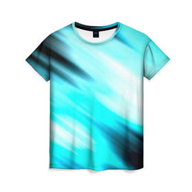 Женская футболка 3D с принтом Blink в Белгороде, 100% полиэфир ( синтетическое хлопкоподобное полотно) | прямой крой, круглый вырез горловины, длина до линии бедер | blink | полосы | популярные | прикольные | радуга | цветные