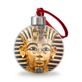 Ёлочный шар с принтом Фараон в Белгороде, Пластик | Диаметр: 77 мм | египет | фараон