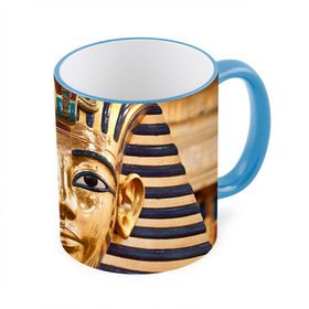 Кружка 3D с принтом Фараон в Белгороде, керамика | ёмкость 330 мл | Тематика изображения на принте: египет | фараон