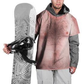 Накидка на куртку 3D с принтом Загорелый торс в Белгороде, 100% полиэстер |  | Тематика изображения на принте: загар | мужчина | тело | торс